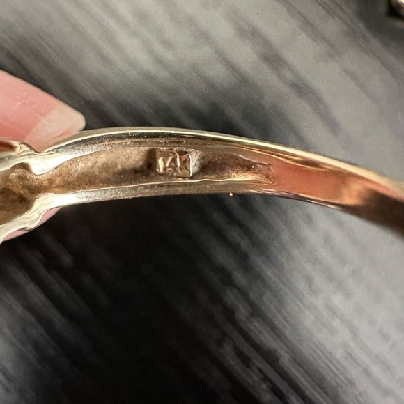 LE VIAN 3/4 CTS Blue Tanzanite Diamond Ring Sz 6.5 in 14K YELLOW GOLD LeVian - Picture 4 of 8